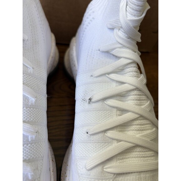 Under Armour Curry 4 Retro \'White Gold 2024\'  Basketball 1298306-111 Men Sz 11.5 main image 6
